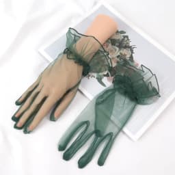 Sexy Transparentes 10 Colors Mesh Tulle Gloves Spring Summer Party Dancing Dress Wedding Thin Gloves Lolita Style Accessories