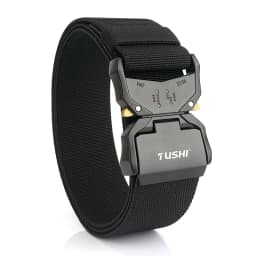 KOLBER 2024 5cm Elastic Belt for Men Aluminum Buckle Quick Release Outdoor Casual Wide Belt 2 Inch Military Tactical Girdle Male