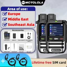 MOTOLOLA Equipped(Lifetime Free) 4G SIM Card Wireless Network Long-Distance 8000 Kilometers outdoor camping two-way wireless rad