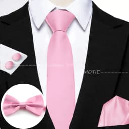 Hot Sale Burgundy Pink Necktie Set Include Polyester Bowtie Cufflink Floral Brooch For Groom Suit Wedding Cravat Shirt Accessory