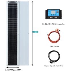 18V Flexible Solar Panels 50W 100W 120W Solar Balcony Photovoltaic Panel for Home Car Boat Camper 12V Battery Charger Waterproof