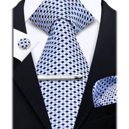 Fashion Ties for Men Gift Weave Necktie Set Handchief Cufflinks Tie Clip Luxury Brand Designer Business Wedding Suit Accessories