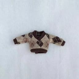Handmade Obitsu 11 Vest Ob11 Doll Clothes Winter Sweater With Plaid Pattern For Gsc, Ymy Body, Ufdoll, 1/12bjd, Obitsu11