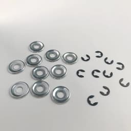 10Pcs Lawn Mower Chainsaw Clutch Drum Washer with E-Clip For Stihl MS250 MS260 MS290 MS440 MS460 MS660 for Husqvarna 362 365 371