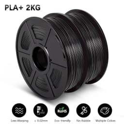 SUNLU 2KG 3D PLA/PETG/PLA PLUS/Clear Filament 1.75mm 2Roll 1KG 3D Printer Neatly Wound Filament for 3D Printer & 3D Pen