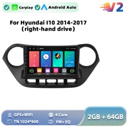 Podofo Android Car Multimidia Player For Hyundai I10 2014-2017 Auto Radio GPS Navigation Carplay Touch Screen NO 2DIN DVD
