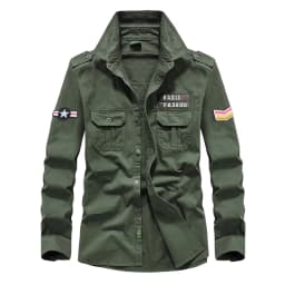 Spring Autumn Men Long Sleeve Cargo Polo Shirt Men Casual Fashion Cotton Shirt Men Tactic Military Embroidery Tops Plus Size 6XL