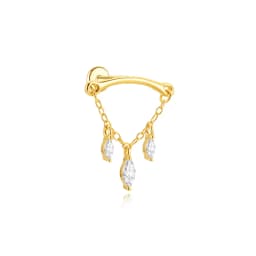 AIDE 1 Piece 925 Sterling Silver Spare Parts Chains Part For Stud Earring Piercing Hoops Drop Earring Women Fine Jewelry Gift
