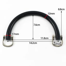 1/2/4Sets Acrylic D Shape Bag Handle with Two Metal Buckle Transparent Resin Wristband Handbag Decor Ring Frame Bags Part