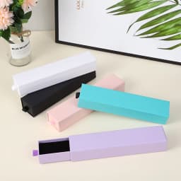 10 pcs 21x4.5x3.5cm Drawer Rectangle Jewelry Set Box for Necklace Bracelet Watch gift boxes jewellery packaging with Sponge