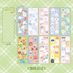 10 - 100PCS Cute Sparkle Polco Deco Sticker Pack - Korean Kawaii Glitter Sticker Seal for Toploaders, Polaroids & Photocard