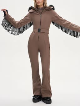 Winter Thicken Skiwear Sets Chic High Neck Hooded Zipper Coat Ski Pant Waterproof Tracksuit 2026 Lady Warm Outdoor Sportswear