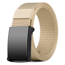 Men Female Belts Military Nylon Adjustable Belt Men Outdoor Travel Tactical Waist Belt with Plastic Buckle for Pants