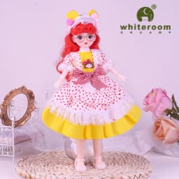 1/6 Bjd Doll Starry Blue Eyes 30CM 23 Movable Jointed Dolls Fashion Dress DIY Toy Dolls with Shoes for Children Birthday Gifts