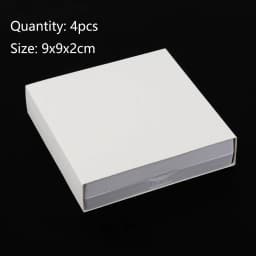 3D Floating Picture Frame Shadow Box Jewelry Display Stand Ring Pendant Holder Protect Jewellery Stone Presentation Case