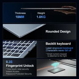 Ninkear N16 Pro laptop pc computer 16 inch 2.5K 120Hz IPS Intel Core i7-12700H 16GB DDR4 1TB SSD Windows 11 high performance gaming laptop business notebook for office study work portable