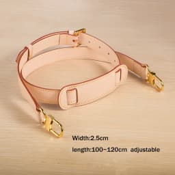 Fashion Genuine Leather Bag Strap High Quality Shoulder Strap Bag Accessories Narrow Bag Strap Hot Fashion Shoulder Bag Parts