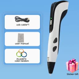 New 3D Pen 3D Printing Pen for Children 1.75mm PLA Filament DIY Drawing Birthday Christmas Gifts for Kids