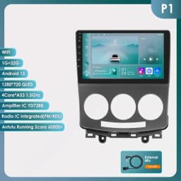 Hizpo 2 Din For MAZDA 5 2005 2006 2007 2008 2009 2010 Car Radio Multimedia Video Player Navigation GPS Carplay Android Auto RDS