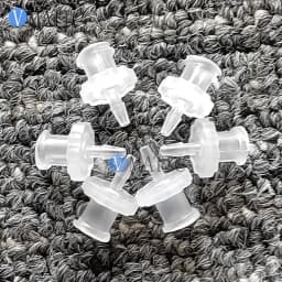 ‌Polypropylene Luer Lock Connector 10Pcs | 1/16'' Barbed Female Tapered Fitting for Syringe/Lab | Free Shipping
