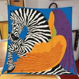 New Summer Air-conditioned Room Warm Square Scarf French Fashion Women's Shawl Gift Fashion Trend Headscarf
