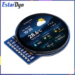 2.1-Inch TFT LCD Screen GC9B72 Small-Screen 360x360 Display LCD Color Screen SPI Round Screen