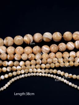 Natural shell beads Round shape Mother of pearl loose isolation bead for Jewelry Making DIY for bracelet necklace Accessories