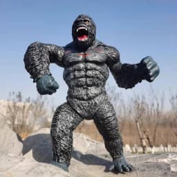 2024 New Godzilla VS King Kong Action Anime Figurie Large Godzilla King Ghidorah Soft Glue Monster Doll Model Ornaments Toys