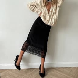 Tuularose White Lace Skirts Summer New Lace Patchwork Slim Casual Skirts Fashion Luxury Y2k Party Looks Vintage Women Skirts