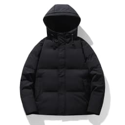 Men's Thick Warm Windproof Cotton Jacket European Size Outdoor Winter New Style Warmth Comfortable Fit for Cold Weather