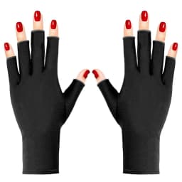 1 Pair Women Casual Lightweight Thin Breathable Half-Finger Gloves for Summer Use Elastic Driving Gloves