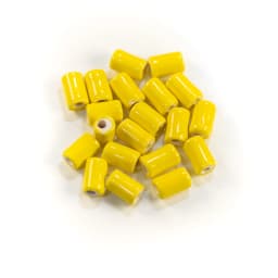 10mm 20pcs Small Tube Pure Color Ceramic Beads Handmade Jewelry Making Supplies Bulk Wholesale Necklace Joias Diy #XN336-1
