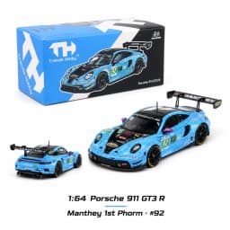 Trends Hobby 1/64 Porsche 911 GT3 R IRON DAMES #85 LMGT3 Racing Miniature Model Toy Car Free Wheels Diecast Collection Gift