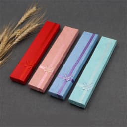Paper Necklace Jewelry Box High-grade Gift Packaging Box Long Chain Bracelet Storage Box Jewelry Organizer Case Wholesale Joyero