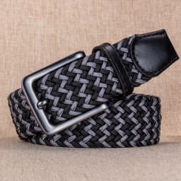 New Men Belt High Quality Patchwork Color Canvas Men‘s Belts Unperforated Alloy Pin Buckle Men Nylon Belts Sport Jeans Bels
