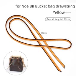 CRAZYSMITH Bag Straps Drawstring for LV Noe BB nano Petit Bucket Bags Shoulder Genuine Bag Accessories Replacement Tension Cords