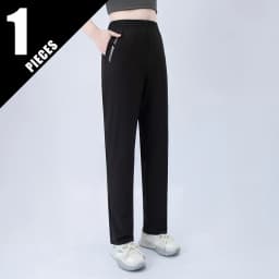 Summer Women's Pants, Solid Color Casual Pocket Pants, Versatile, Simple and Sporty, Haren Pants, Comfortable and Sunscreen Pant