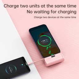 Mobile Power DIY Case 5W Charger Battery Case 18650/21700 Lithium Battery Box with Stand Mobile Power Case