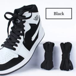 1pair Classic Basics Flat Shoelaces Sneakers Shoelace Canvas Shoes Basketball Shoe Laces Black White Color Shoes Accessories