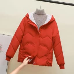 Down Padded Jacket Female 2022 New Women's Short Cotton Coat Women's Korean Version of the Warm Jacket Loose Cotton Jacket Tide