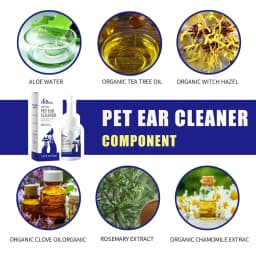50 ML Pet Ear Drops Gentle Cleaning Ear Mites And Earwax In Cats & Dogs Inhibiting Ear Bacteria