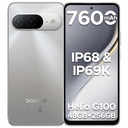DOOGEE B10 Smartphone IP68 Waterproof Android 16 6.63”Helio G100 7600mAh Battery 48GB RAM(6+42) 256GB ROM Google Pay Supports