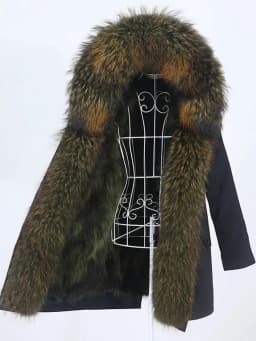 OFTBUY Winter Jacket Women Long Parka Real Fox Fur Coat Natural Raccoon Fur Collar Hood Thick Warm Streetwear Parkas New