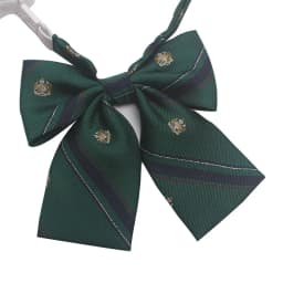 Polyester JK Necktie Simple Plaid Neckwear Striped Neck Tie Clothes Accessories Cravat Uniform Bow Tie Women Men