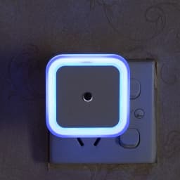 Mini Square Wireless Sensor LED Night Light EU US Plug Indoor Lighting Lamp for Baby Kids Bedroom Living Room Corridor HomeDecor
