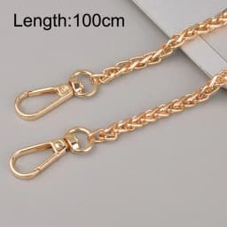 Simple Stainless Steel Bag Strap 100cm Metal Bag Chain DIY Bag Accessories For Shoulder Bag Crossbody Bag Women Bag Handbag Stra