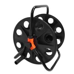 Garden Hose Reel Iron ABS Professional Water Hose Holder for Storing 164ft 1/2 Inch Water Pipe for Outside Garden Lawn Yard