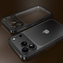 Official Cosmic Orange Plating Frosted Translucent Thin Phone Case For iPhone 17 Pro Max Air Series Bumper Cover for 18 Pro Case