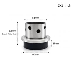 Professional Casting Flask with Rubber Base Perforated Stainless Steel Cylinder for Lost Wax Making Mold Jewelry Tools