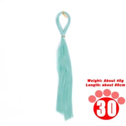 80CM 1/3 1/4 1/6 SD Doll Hair Accessories Salon Ob Heat Resistant Doll Wig Hair Hand Woven Modified DIY Hair Grafting Hair